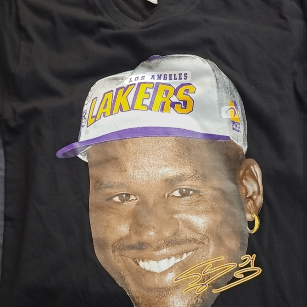 Los Angeles Lakers Shaquille O'Neil Big Face T Shirt Large